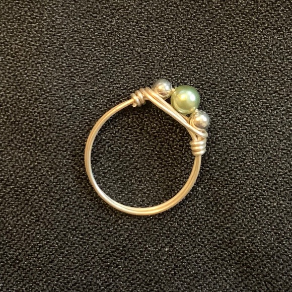 Sterling silver wrap ring size 5 - Picture 3 of 4